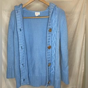 Blue Arizona Chunky Knit Cardigan Sweater